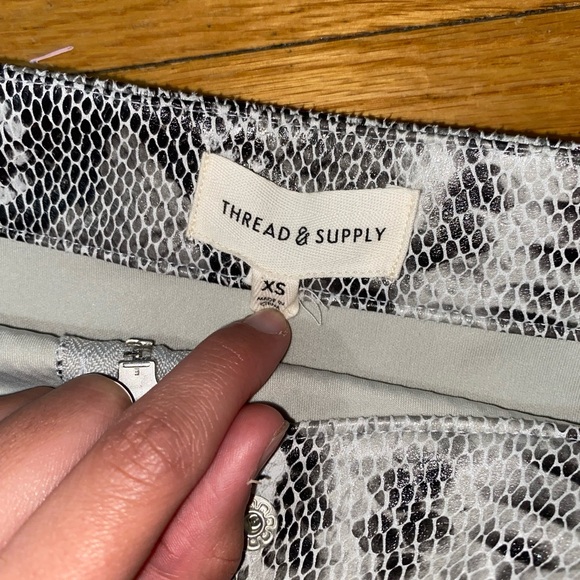 Thread And Supply Leather Skirt - Picture 3 of 3